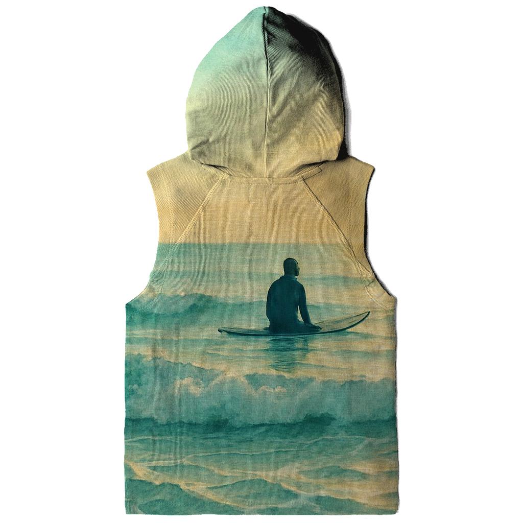 Coastal Surf Meditation zip-up hoodies