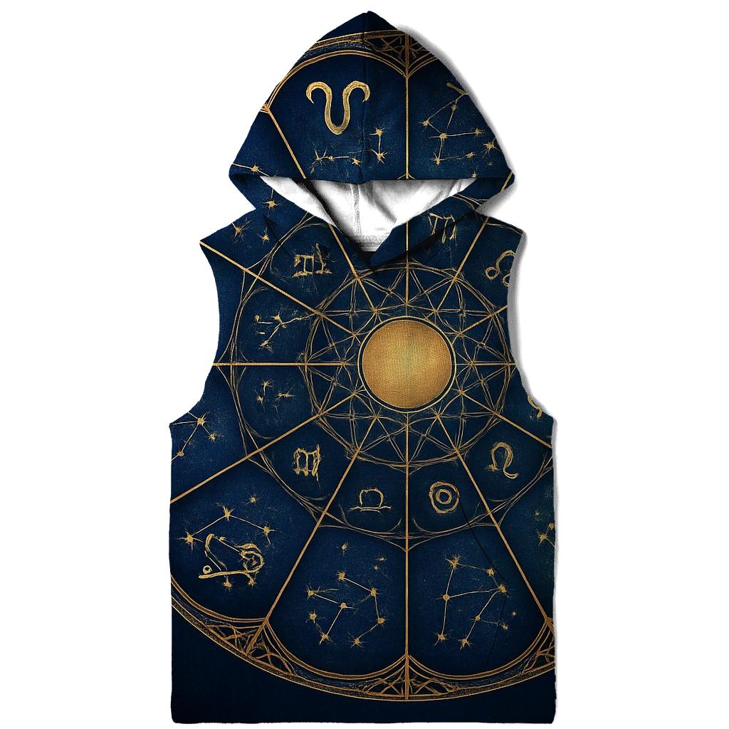 Zodiac Wheel Mandala Circle custom hoodies