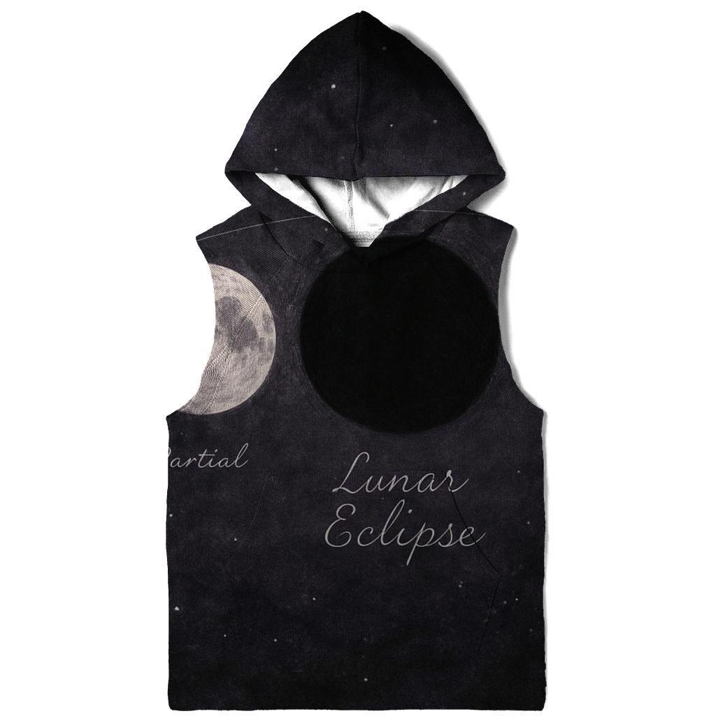 Lunar Eclipse Shadow Art premium hoodies