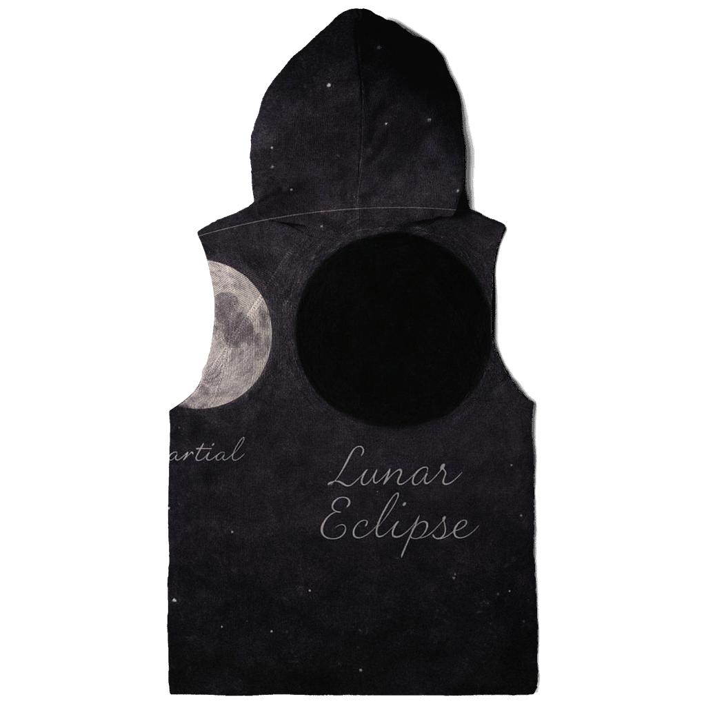 Lunar Eclipse Shadow Art premium hoodies