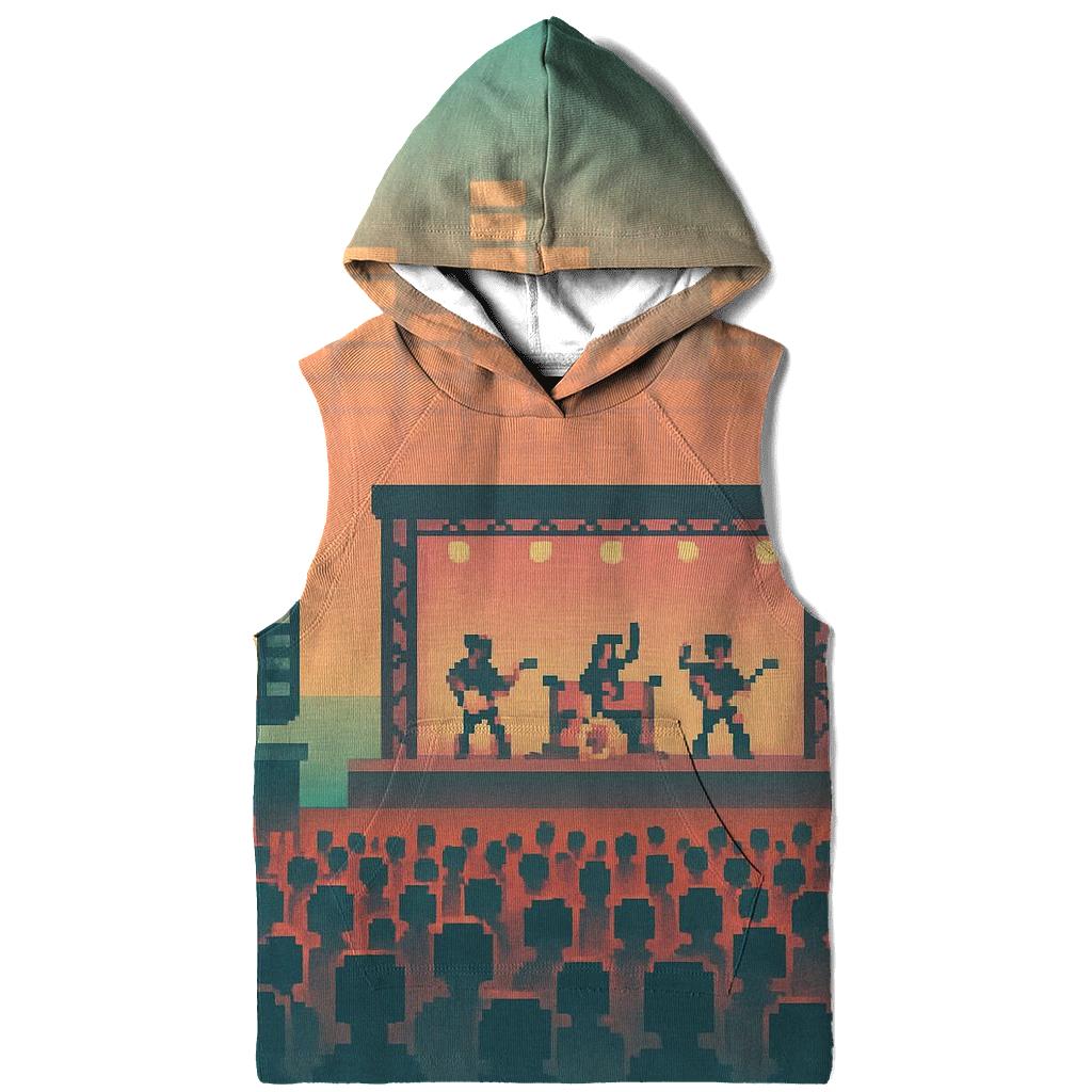 Pixel Concert Panorama hoodies fashion