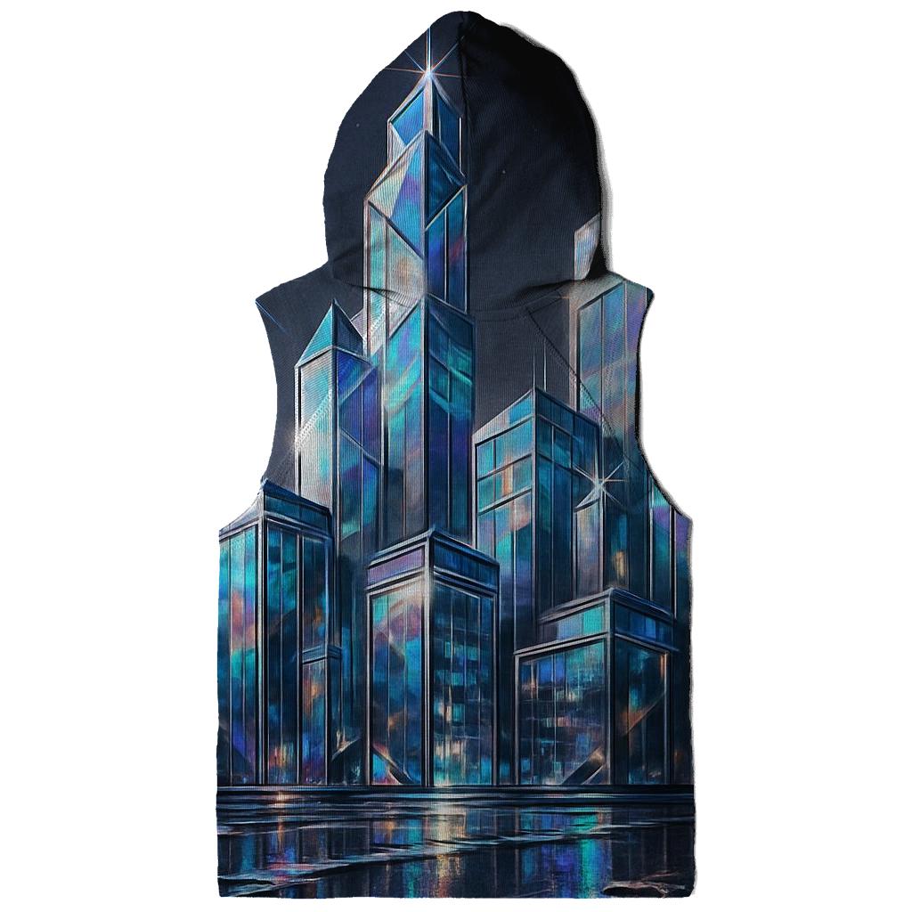 Crystal Skyline printed hoodies