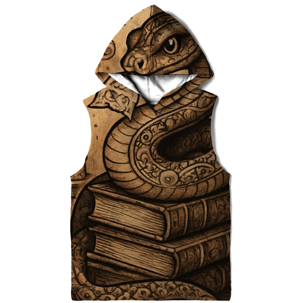 Library Ouroboros Archivist embroidered hoodies