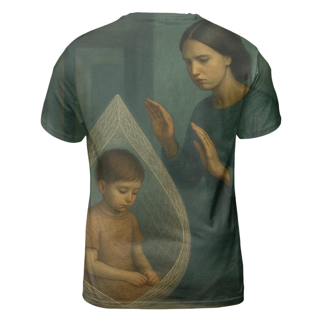 The Invisible Shield artistic all-over print tops