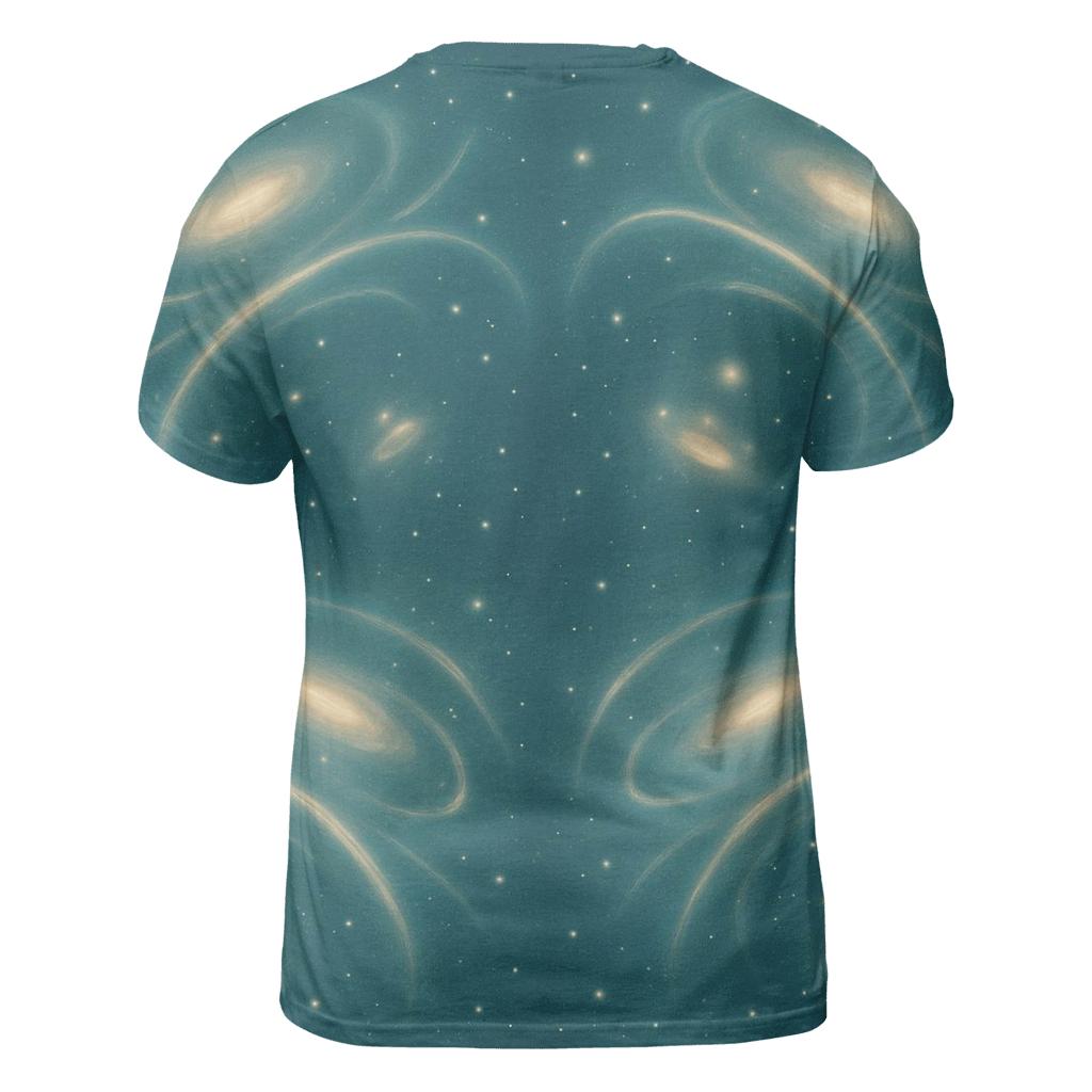 Gravitational Lens Arc Field personalized full print shirts