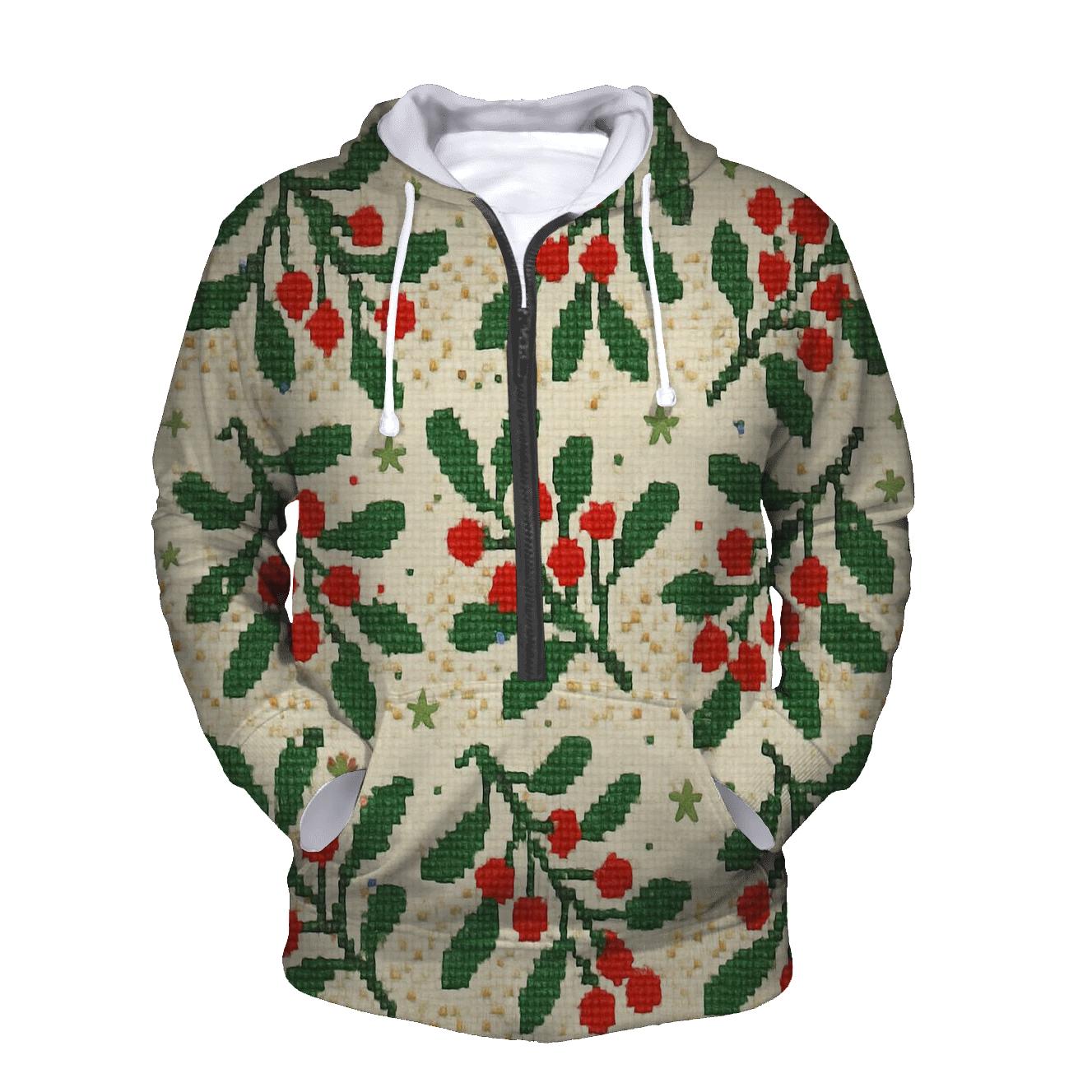 Merry Mistletoe Confetti Design hoodies fashion