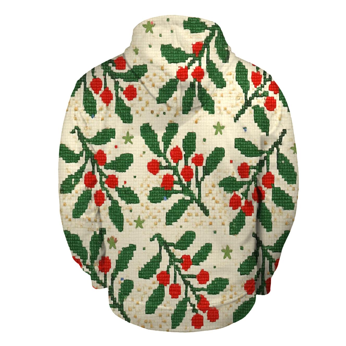 Merry Mistletoe Confetti Design hoodies fashion