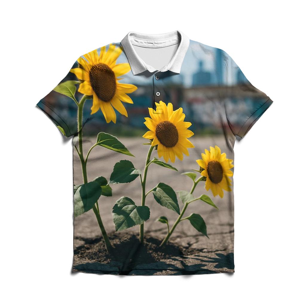 Urban Lot Sunflower Relay custom polo shirts