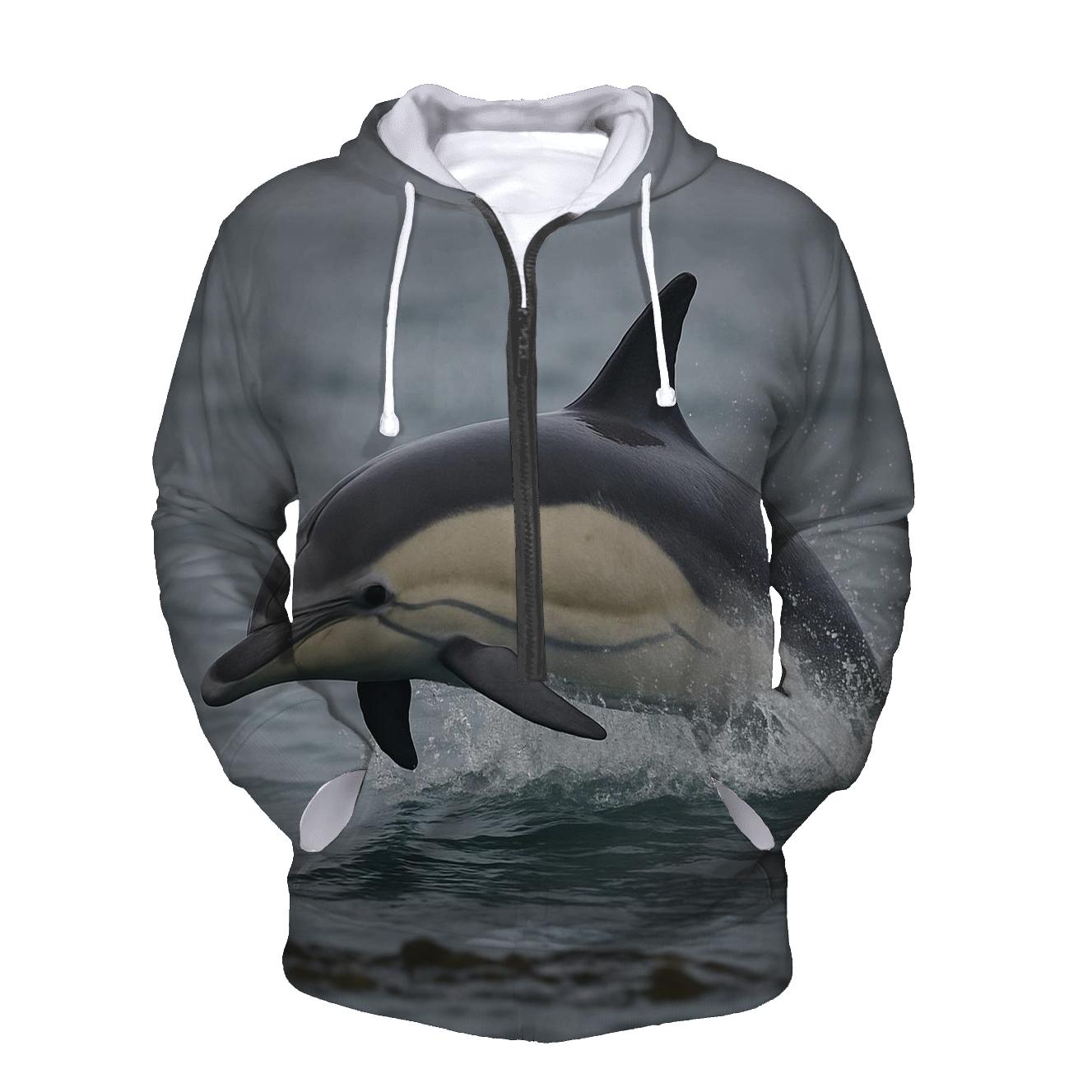 Kelp Surface — Common Dolphin premium hoodies