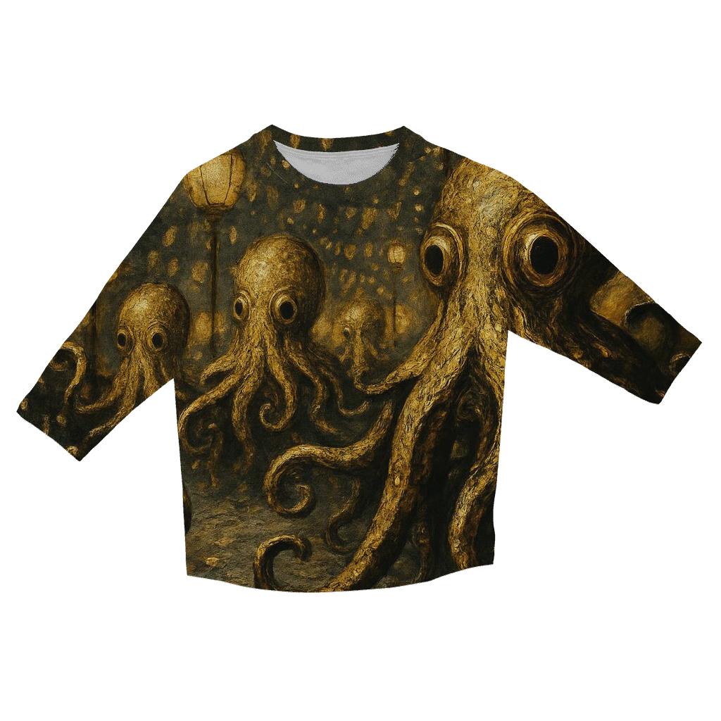 Gilded Kraken Parade custom 3/4 sleeve shirts