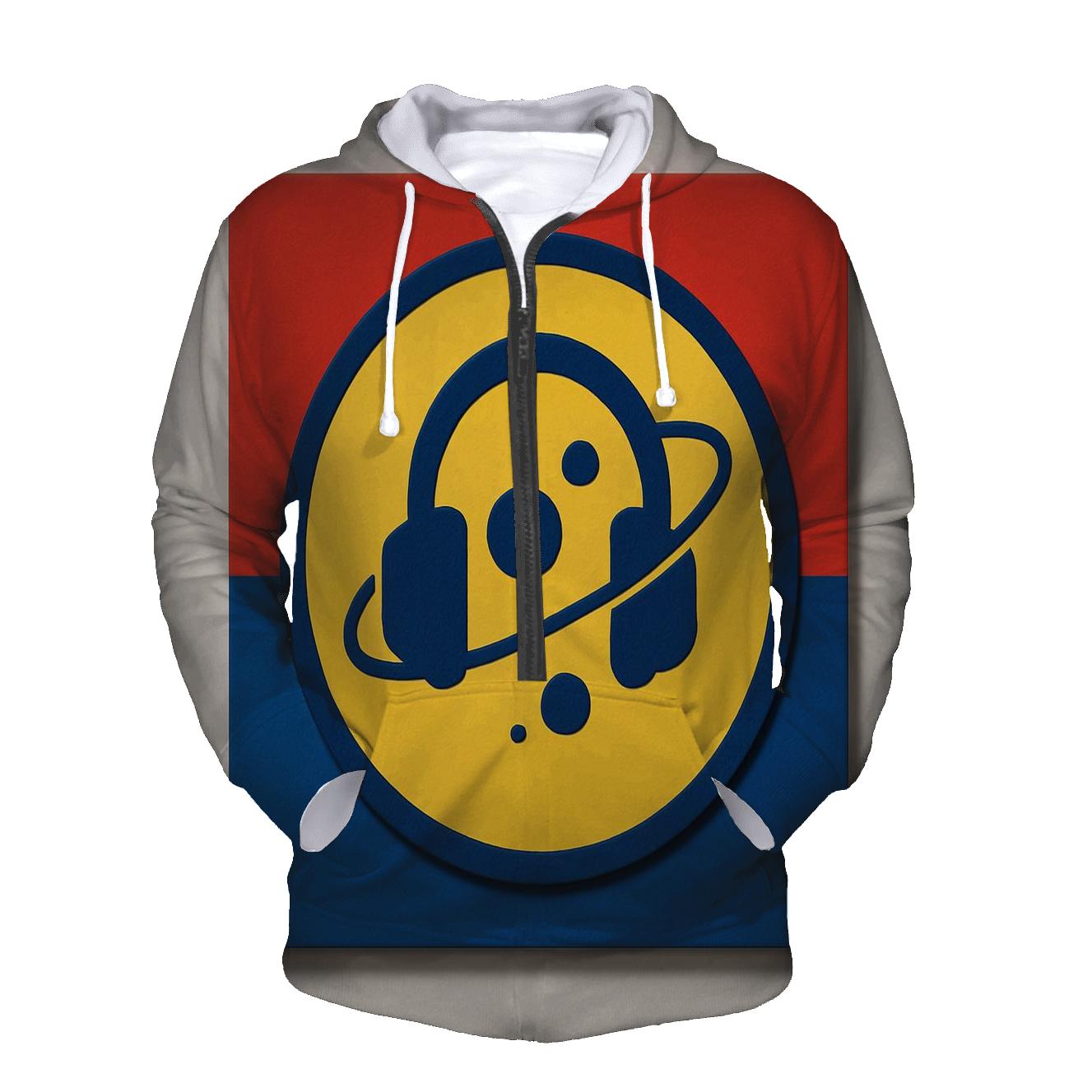 Headphone Orbit Emblem hoodies fashion