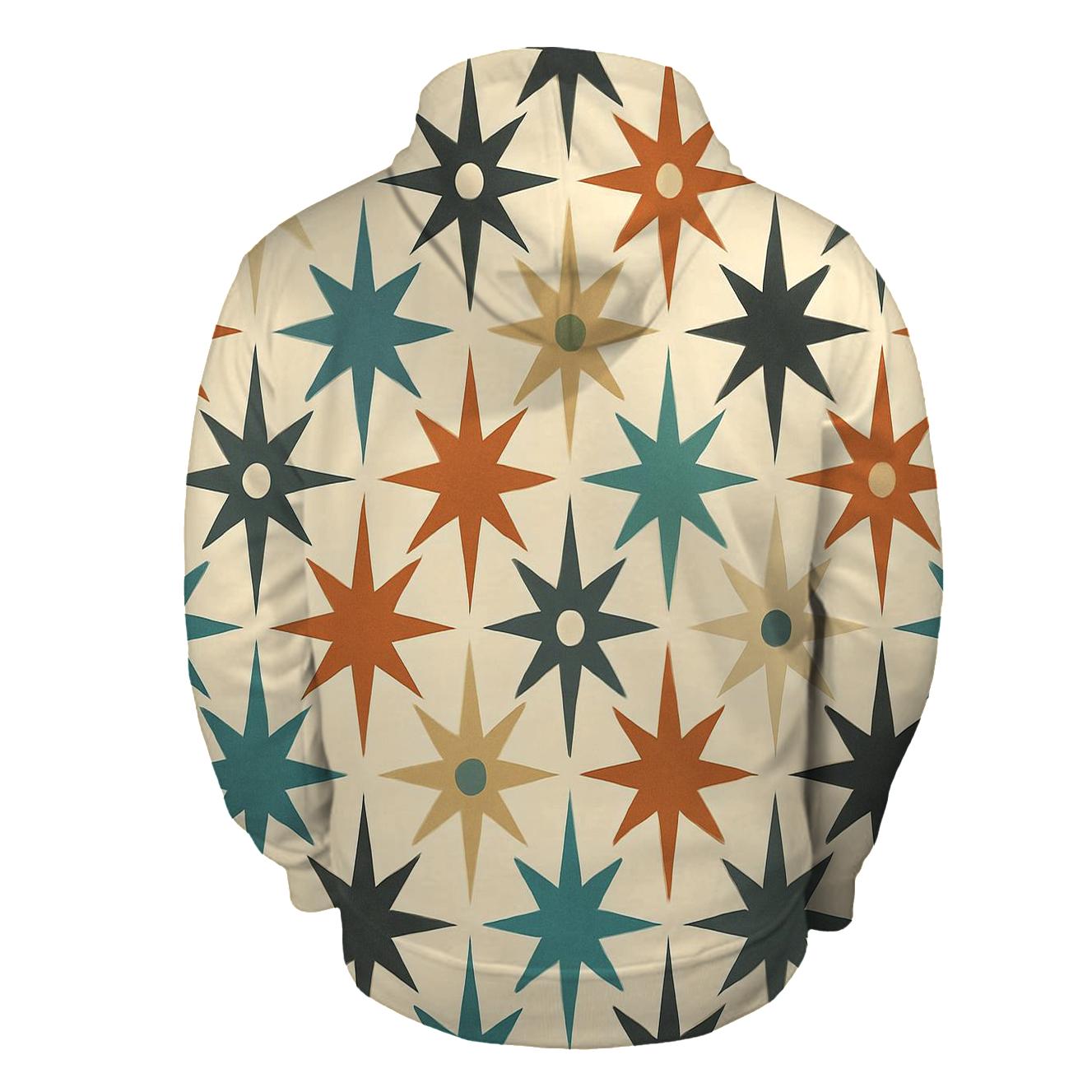 Atomic Starburst Grid hoodie styles