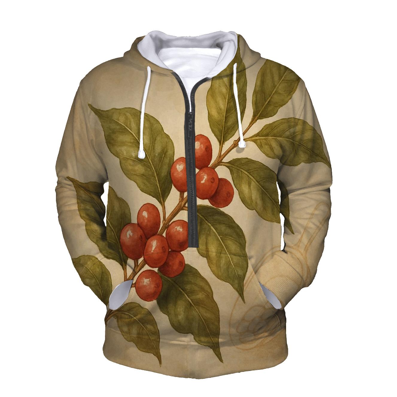 Cherry Branch Study graphic hoodies