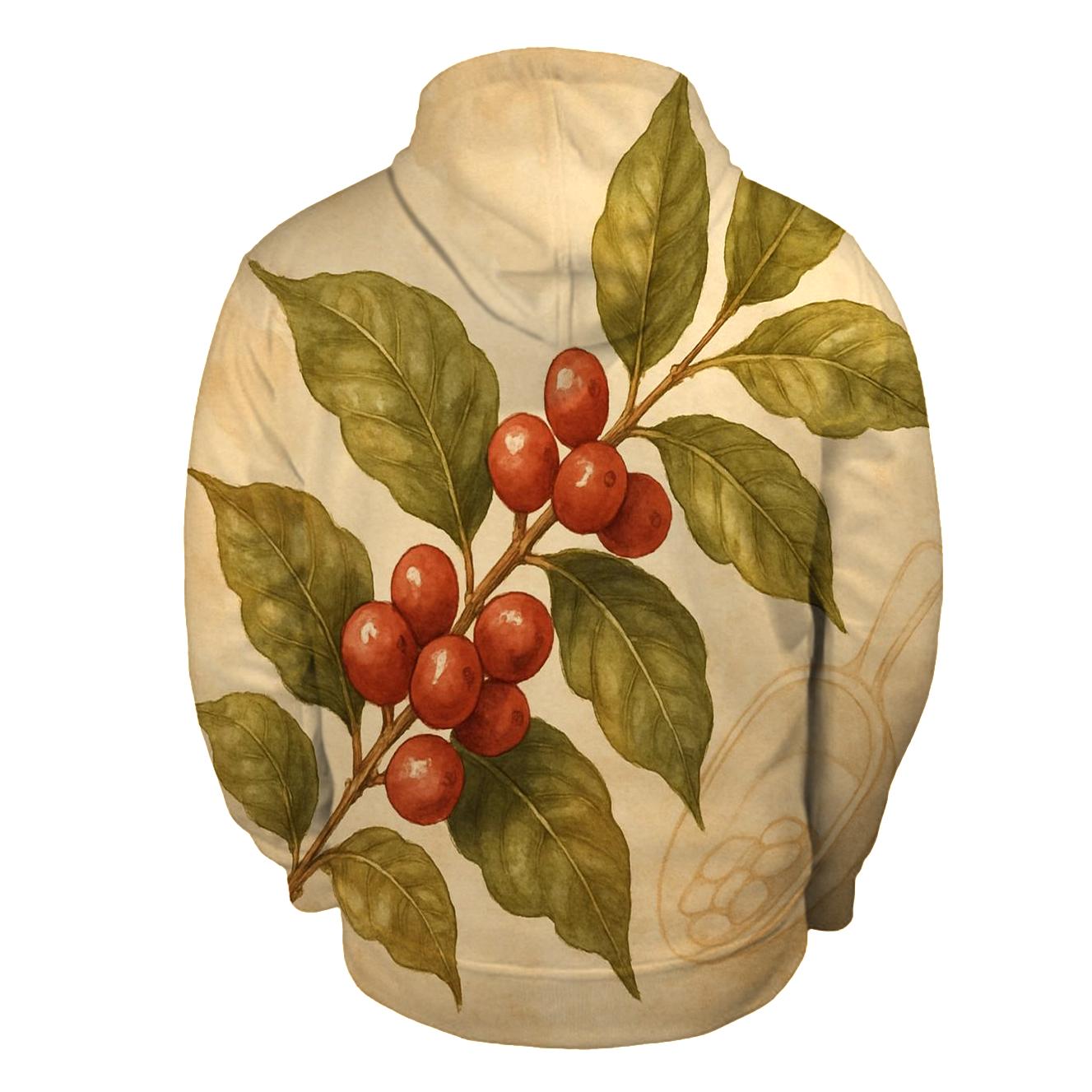Cherry Branch Study graphic hoodies