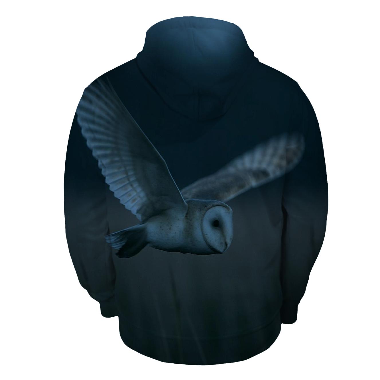 Crepuscular Glide — Barn Owl hoodie trends
