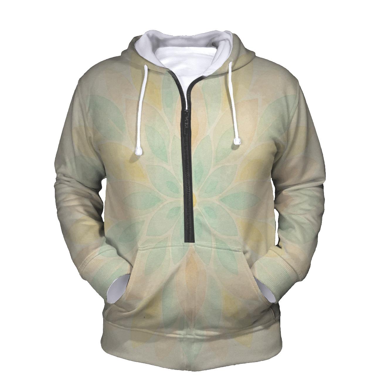 Quiet Bloom Circle heavyweight hoodies