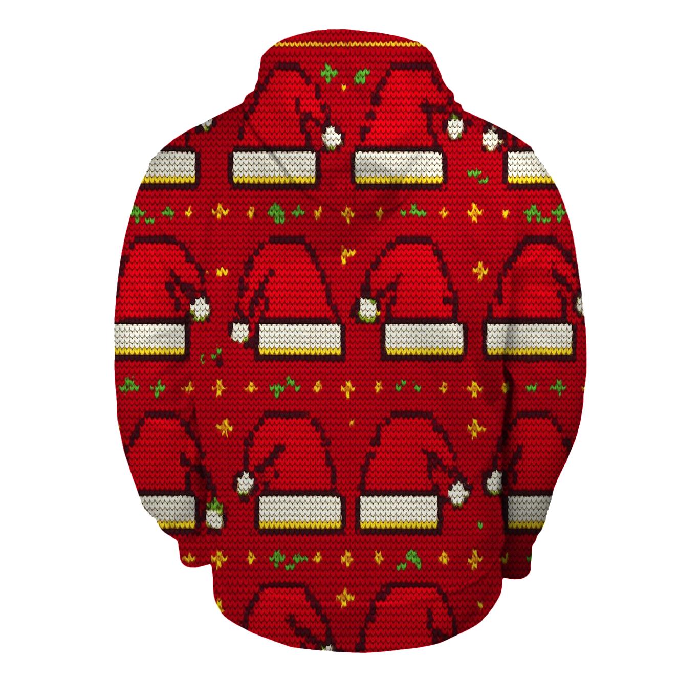 Santa Hat Scatter Bands Design hoodies fashion