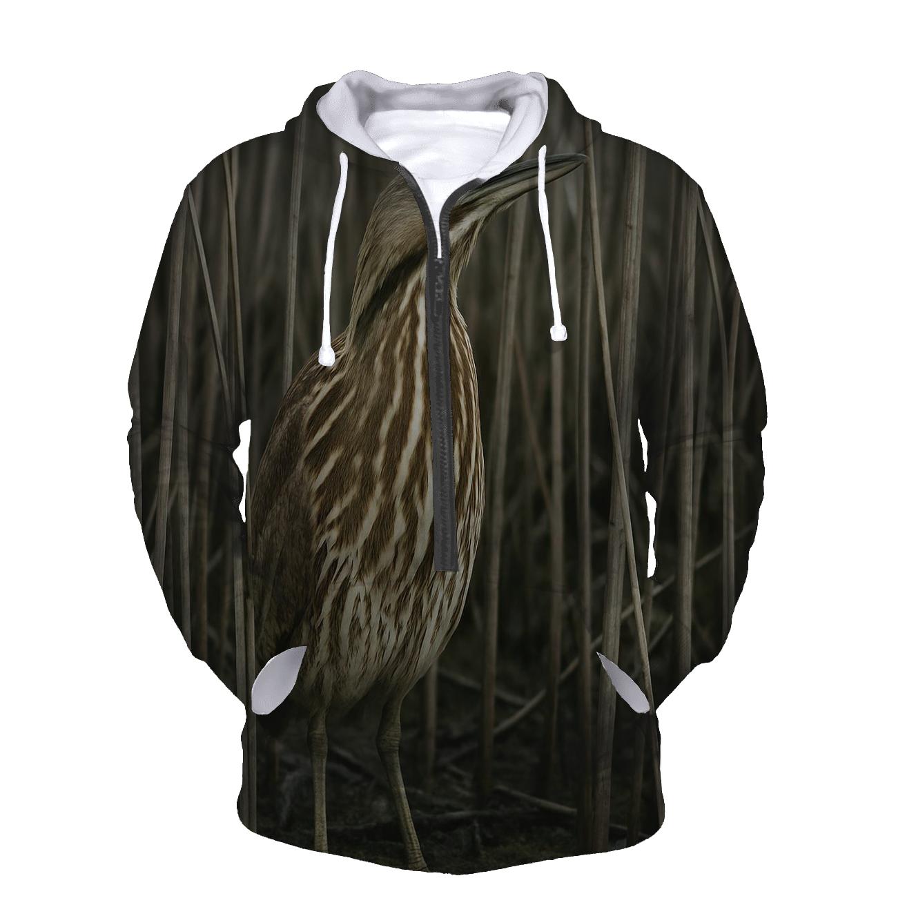 Marsh Vigil — American Bittern printed hoodies