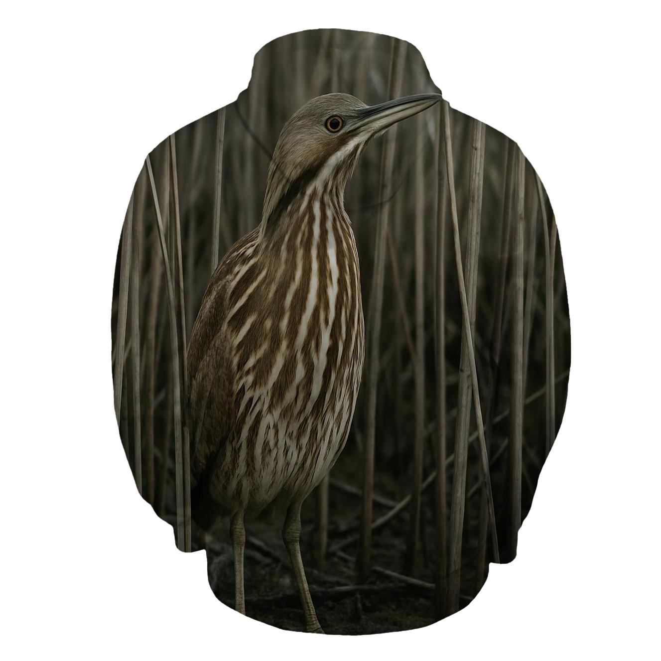 Marsh Vigil — American Bittern printed hoodies