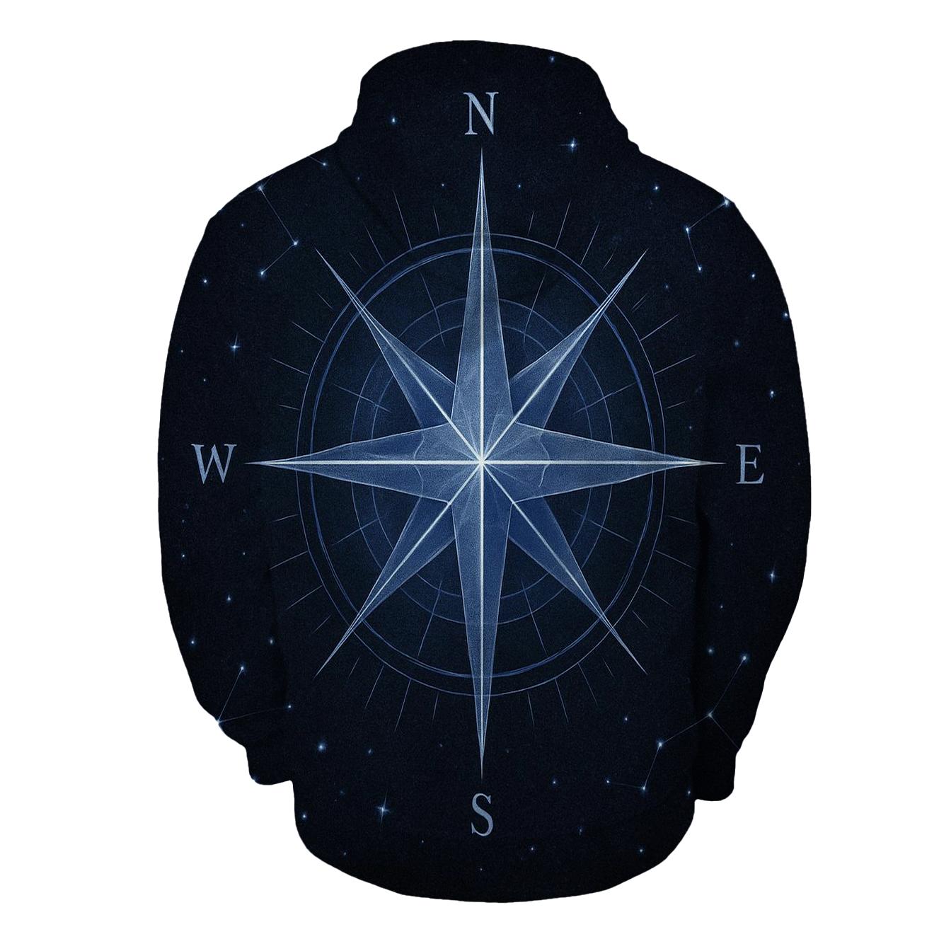 Starlight Compass lightweight hoodies
