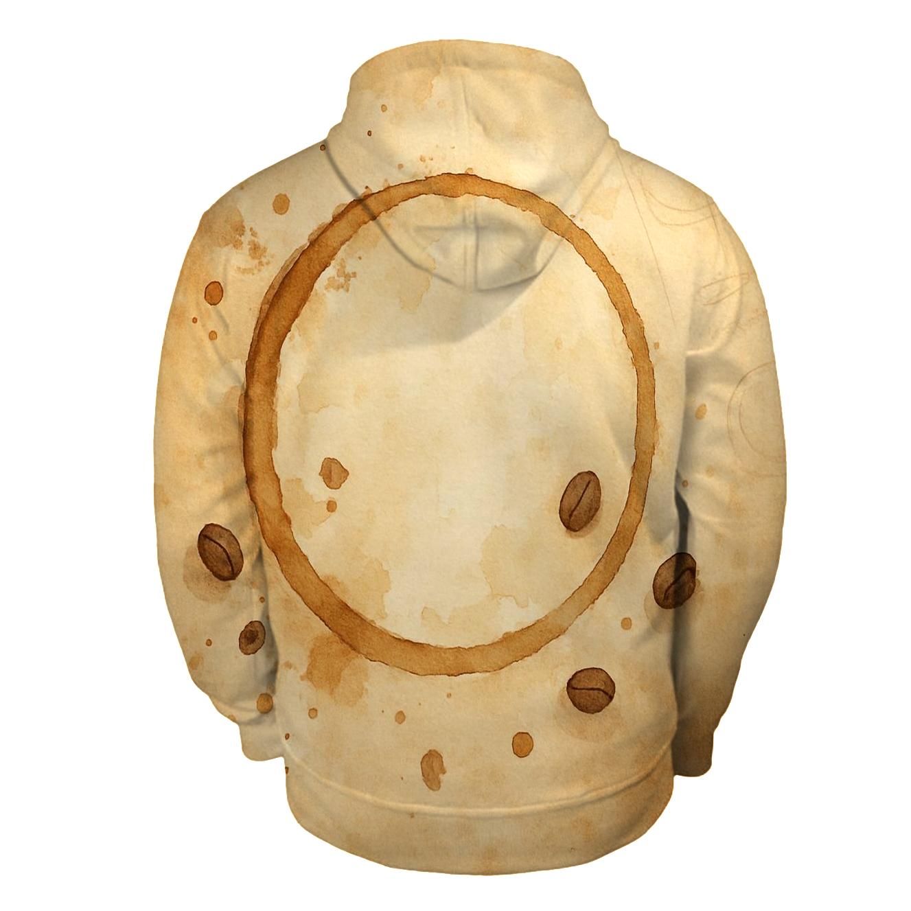 Cup Stain Halo zip-up hoodies