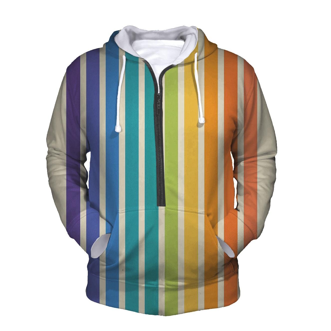 Rainbow Prism Bars hoodies fashion