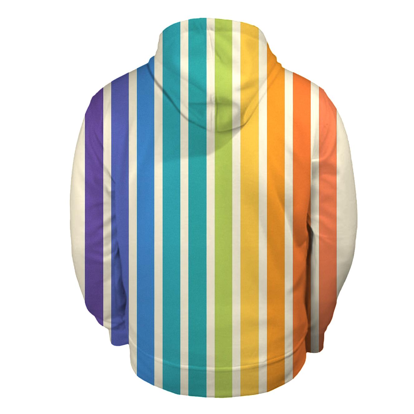 Rainbow Prism Bars hoodies fashion