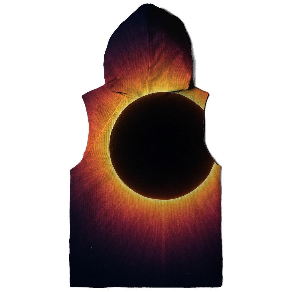 Eclipse Corona Rings embroidered hoodies