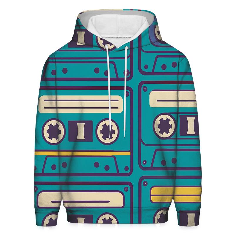 Cassette Tape Echo zip-up hoodies
