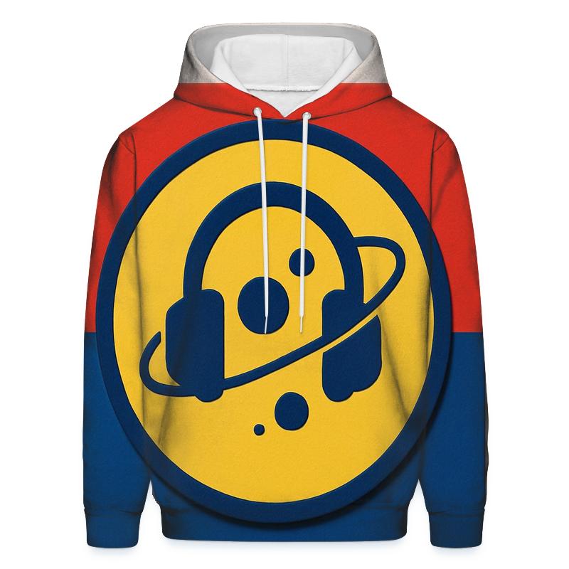 Headphone Orbit Emblem pullover hoodies