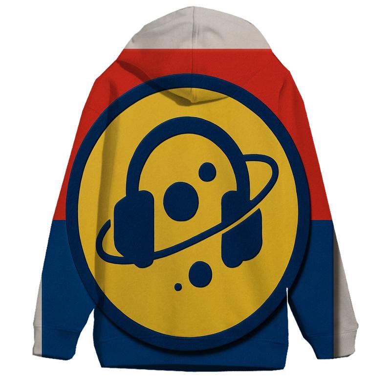 Headphone Orbit Emblem pullover hoodies