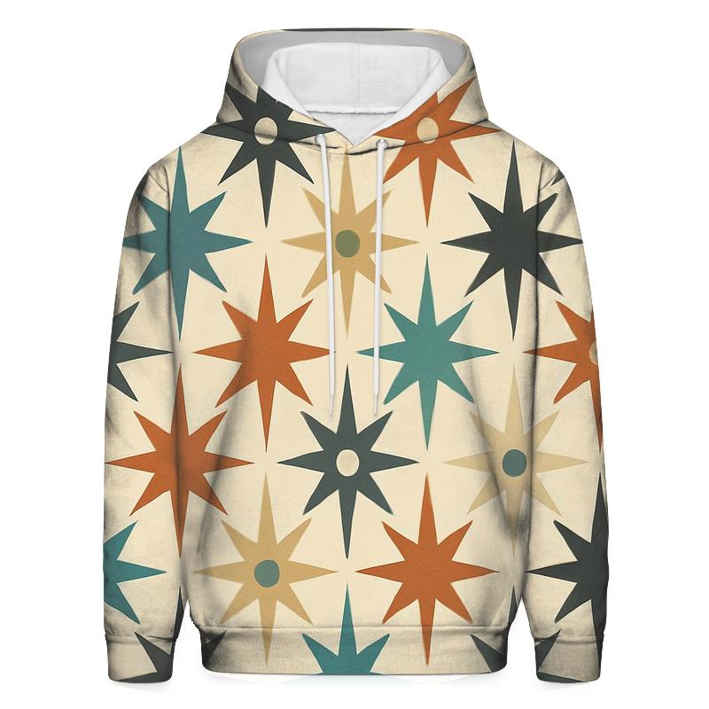 Atomic Starburst Grid lightweight hoodies