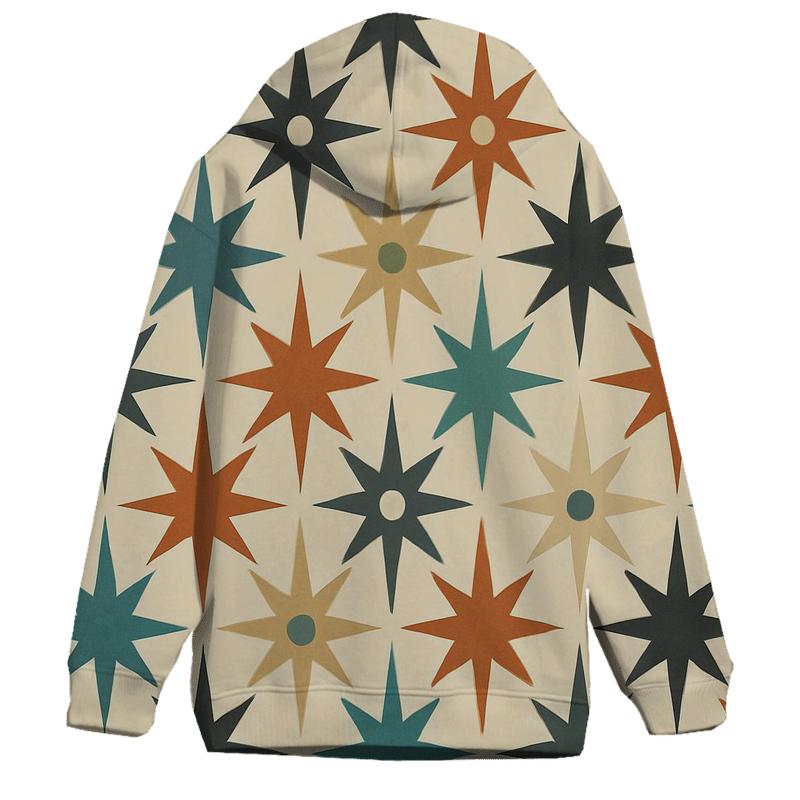 Atomic Starburst Grid lightweight hoodies
