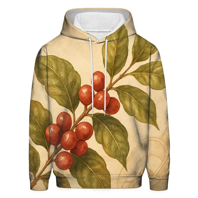 Cherry Branch Study printed hoodies
