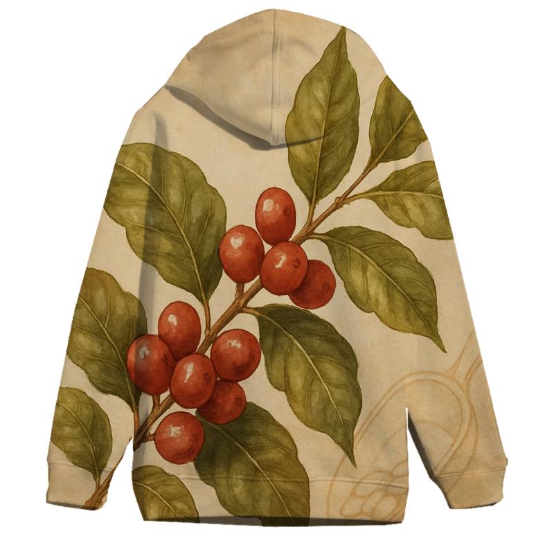 Cherry Branch Study printed hoodies