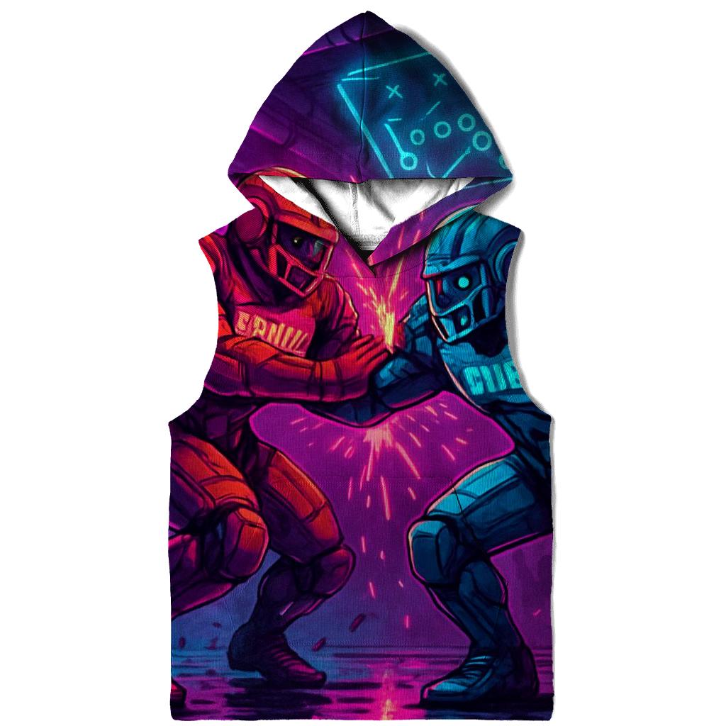 Neon Underground Faceoff heavyweight hoodies