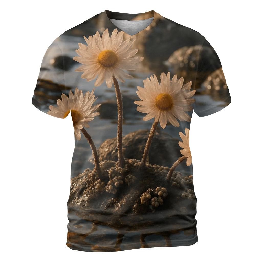 Tidal Pool Anemone Blossom statement graphic shirts
