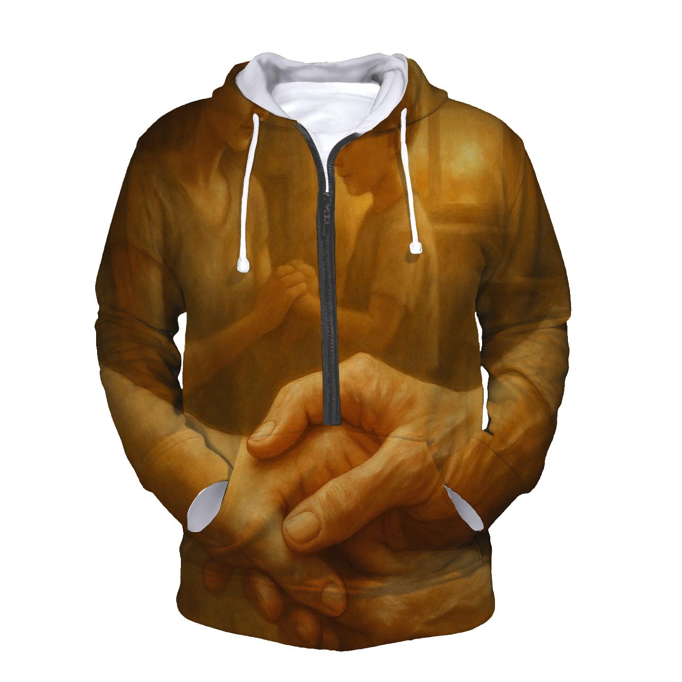 Hands That Hold Time lightweight hoodies