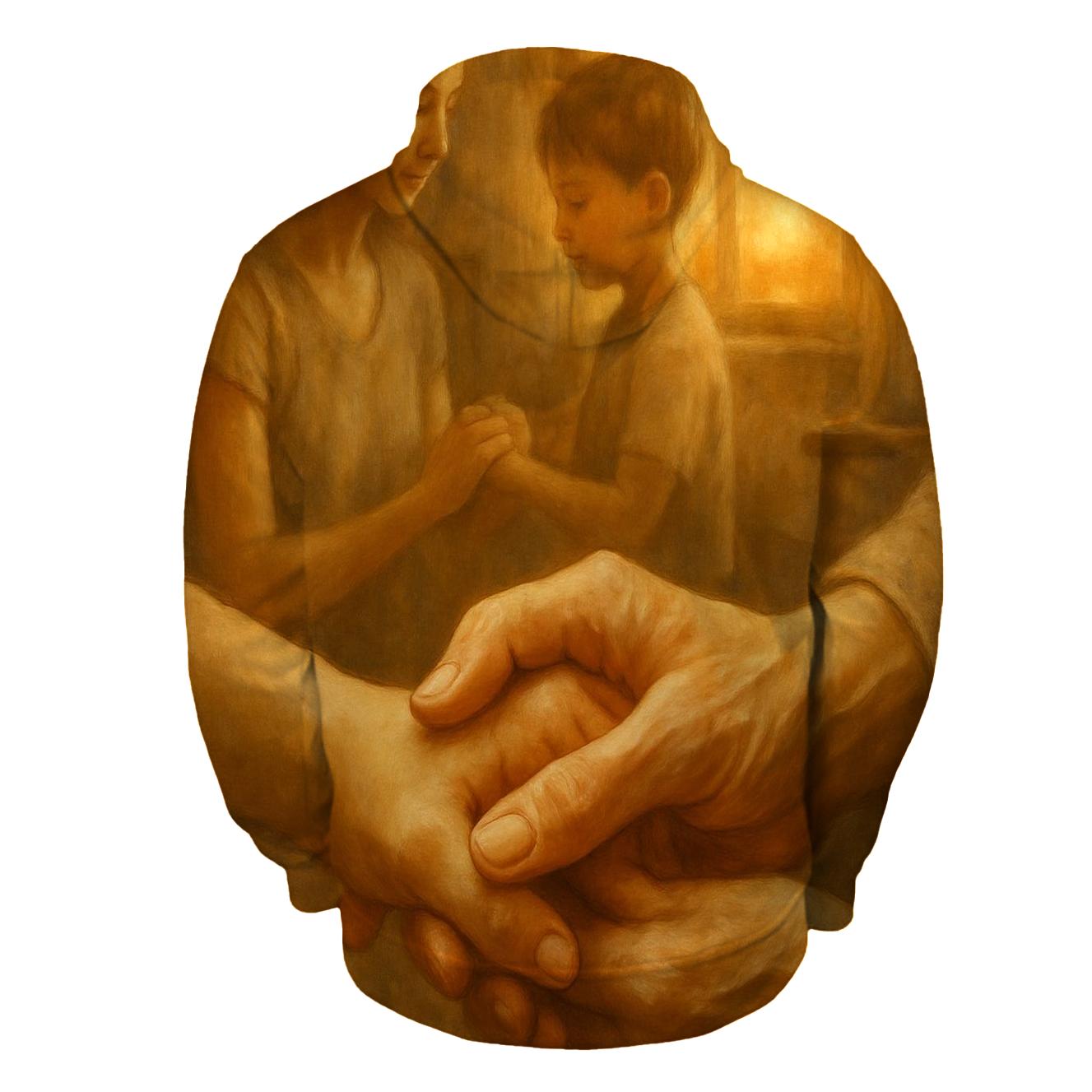 Hands That Hold Time lightweight hoodies