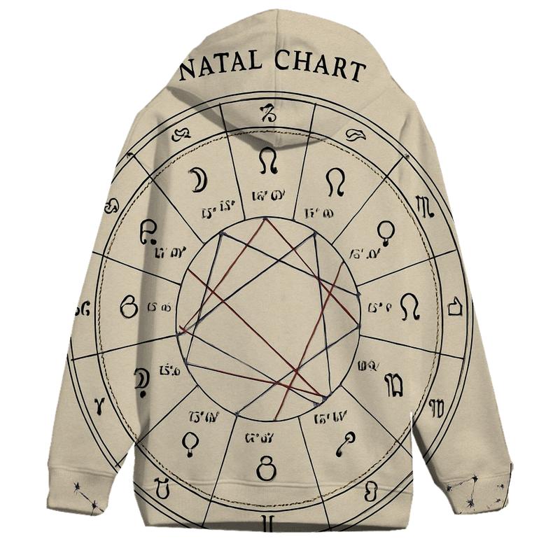 Stellar Birth Chart Layout hoodie styles