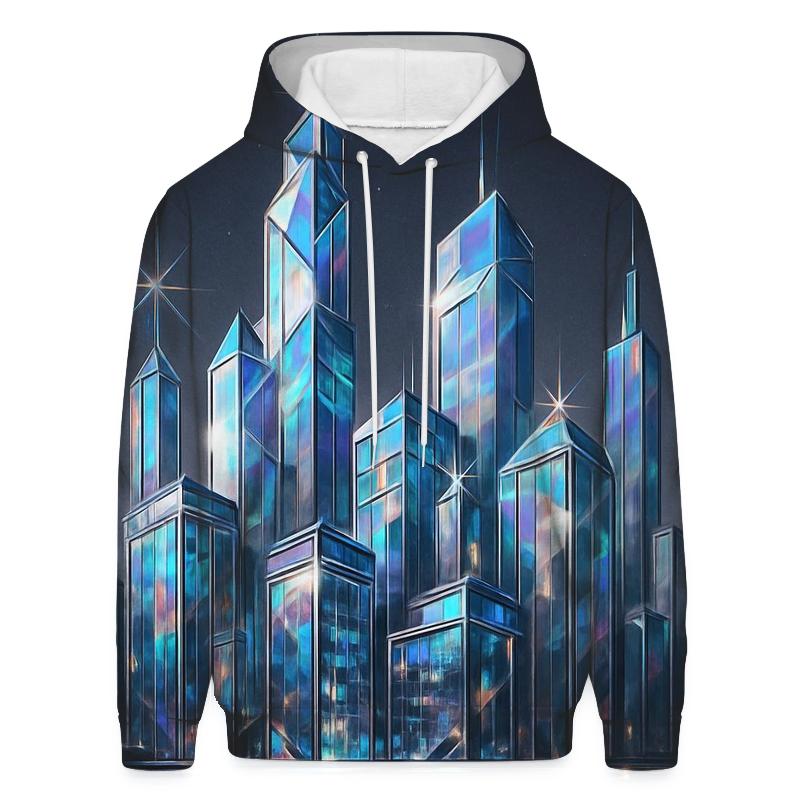 Crystal Skyline embroidered hoodies