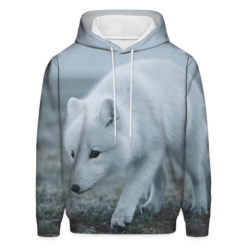 Tundra Browse — Arctic Fox zip-up hoodies