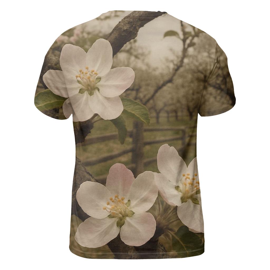 Heritage Orchard Apple Blossom Archive unique graphic print tees