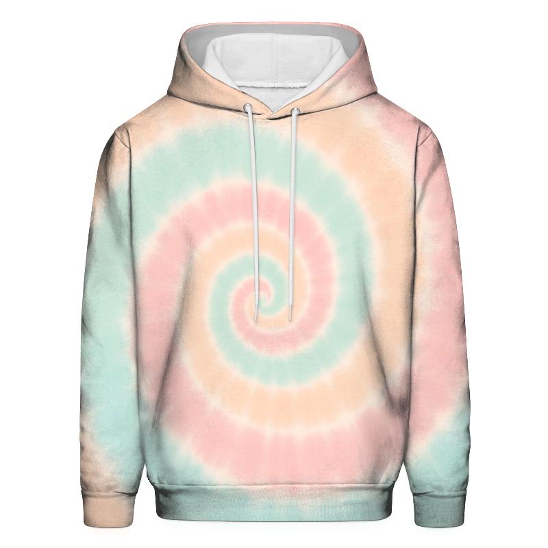 Pastel Spiral Ombre graphic hoodies
