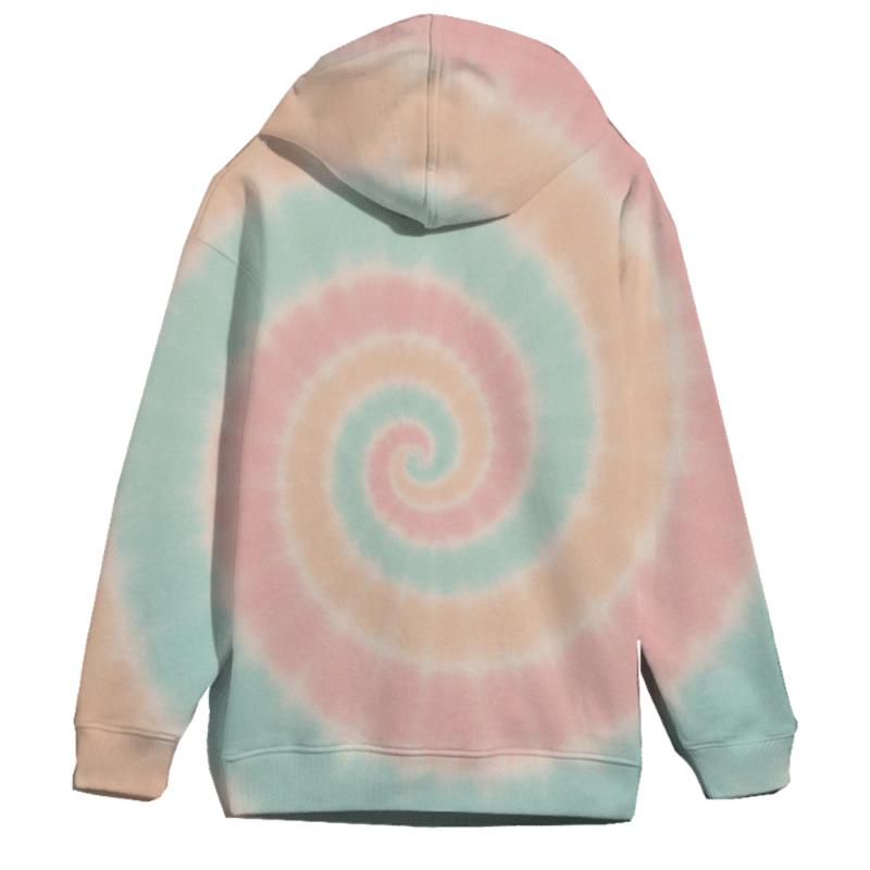 Pastel Spiral Ombre graphic hoodies
