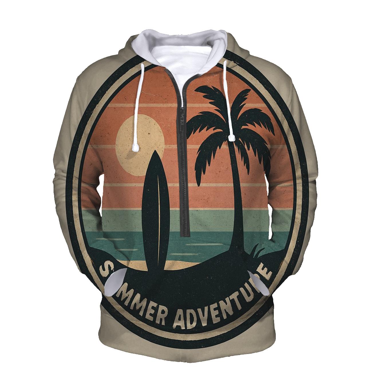 Retro Surf Patch hoodie designs
