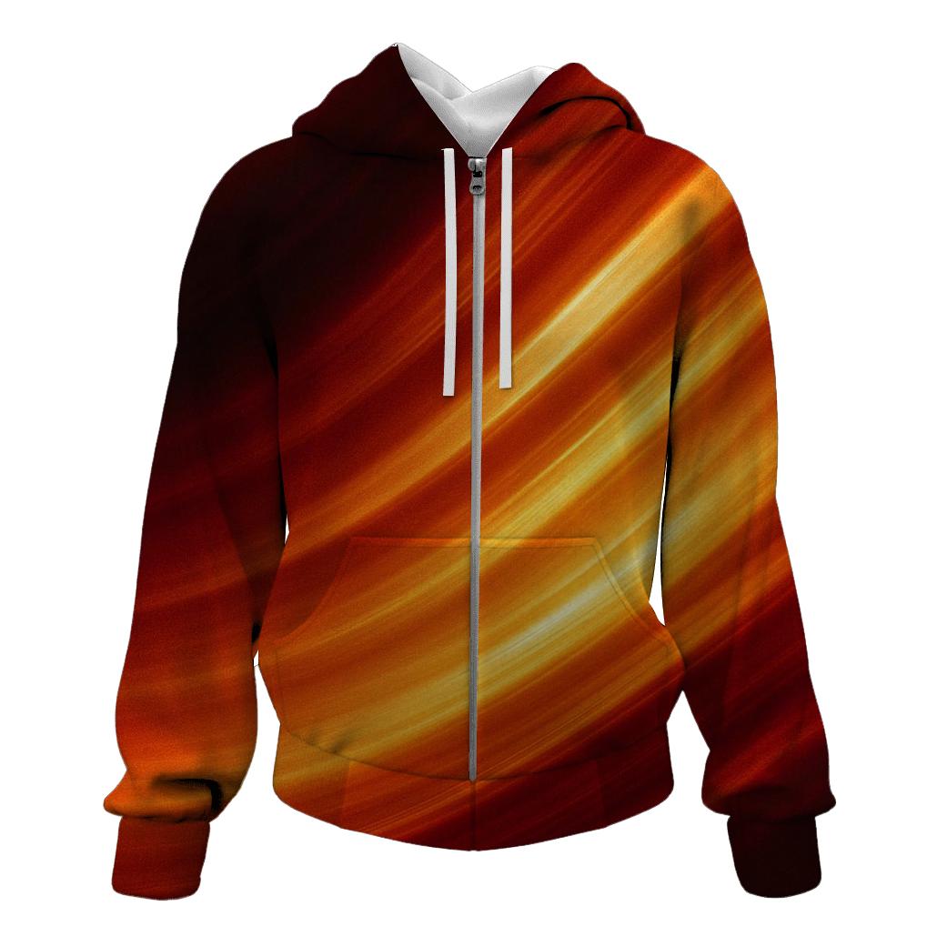 Molten Cascade embroidered hoodies