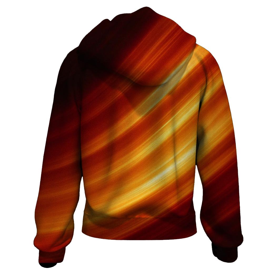 Molten Cascade embroidered hoodies