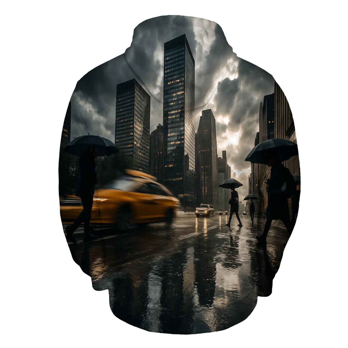 Thunderstorm Reflection On West Side Highway lightweight hoodies