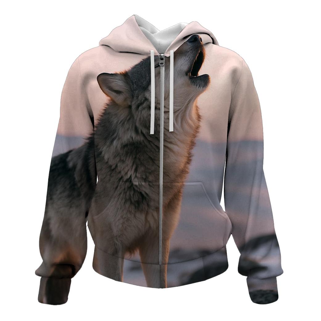 Tundra Alpha At Dawn premium hoodies